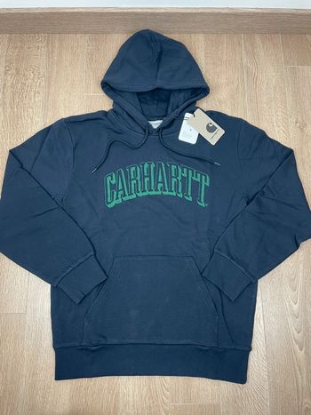 Sweat Script Carhartt Neuf Bleu marine