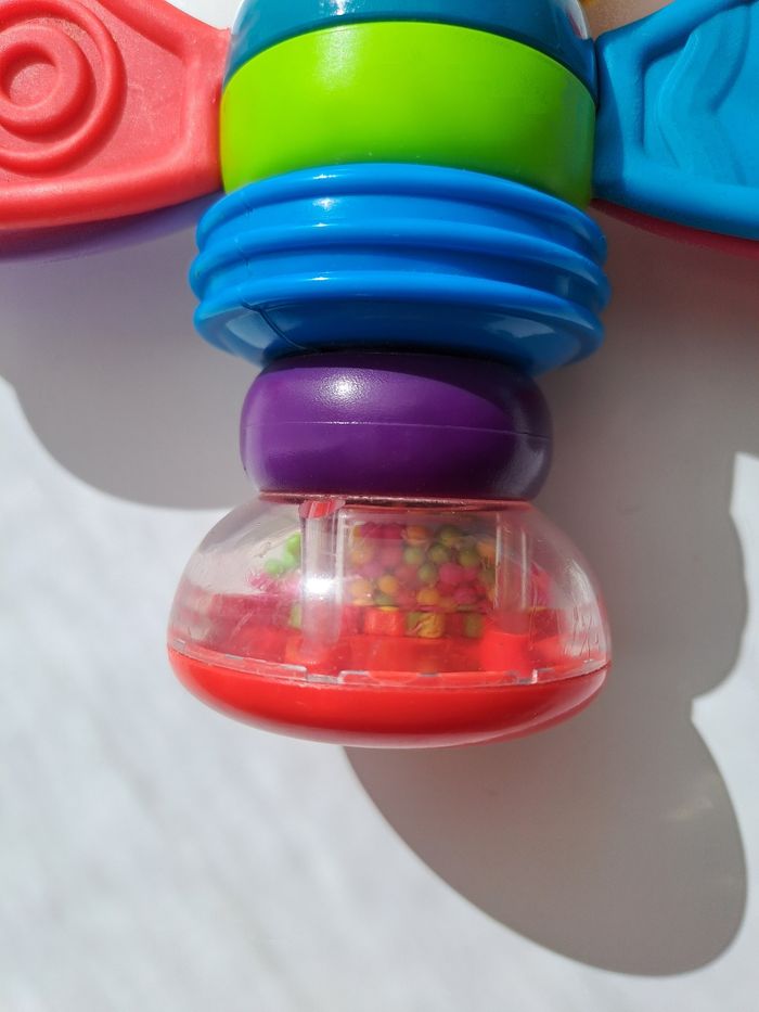 Hochet papillon multicolores - photo numéro 7