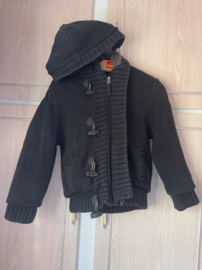 Manteau 8 ans timberland en maille et doublé