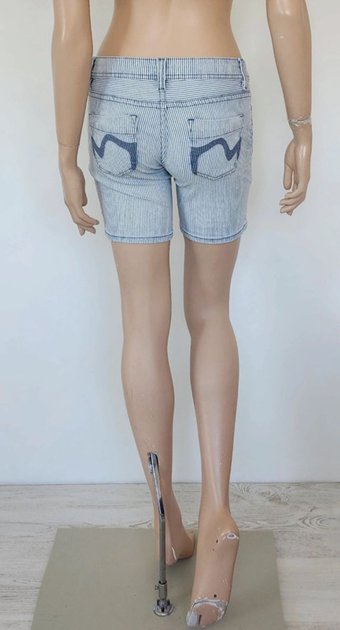 Short en jeans rayé Cache-Cache T.36 - photo numéro 4