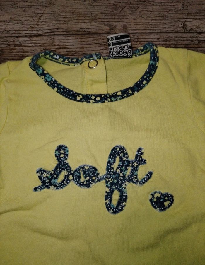 Joli t-shirt manches courtes été fille 3 mois TAO - photo numéro 2