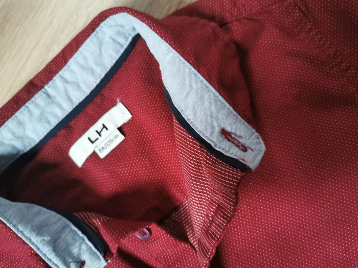 Chemises blanche et rouge à manches longues LH 8 ans - photo numéro 6