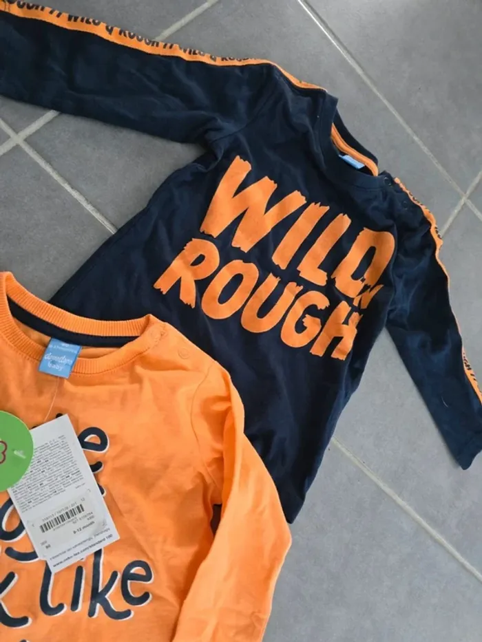 Lot de 2 tee shirts manches longues - photo numéro 3