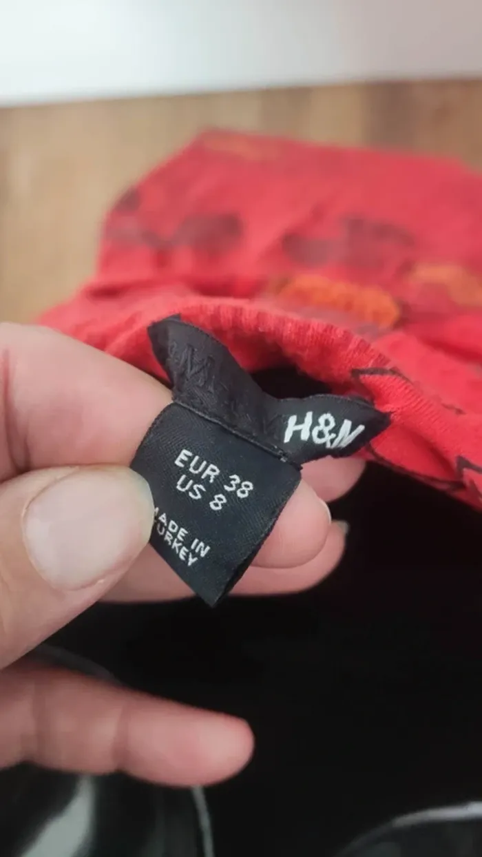 Robe orange H&M 38 - photo numéro 4