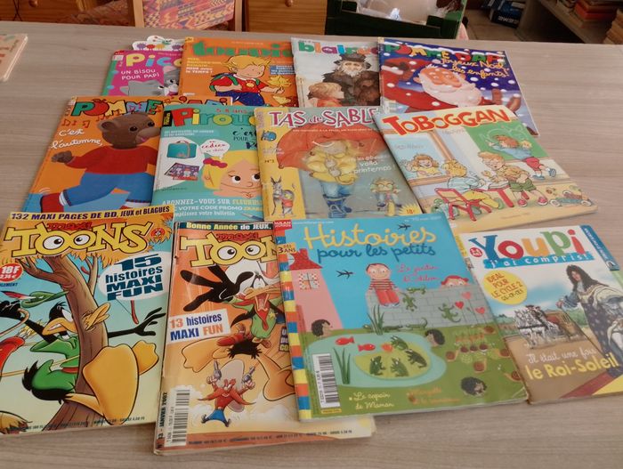 Lot de 12 magazines enfants divers - photo numéro 1