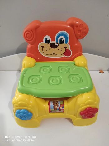 Tabouret coffre enfant en plastique