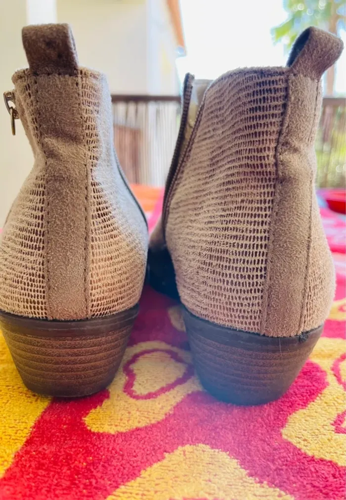 Bottines Daim beige - photo numéro 7