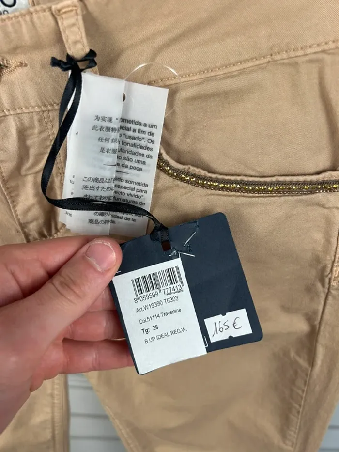 Jean skinny beige LiuJo W26 neuf - photo numéro 4
