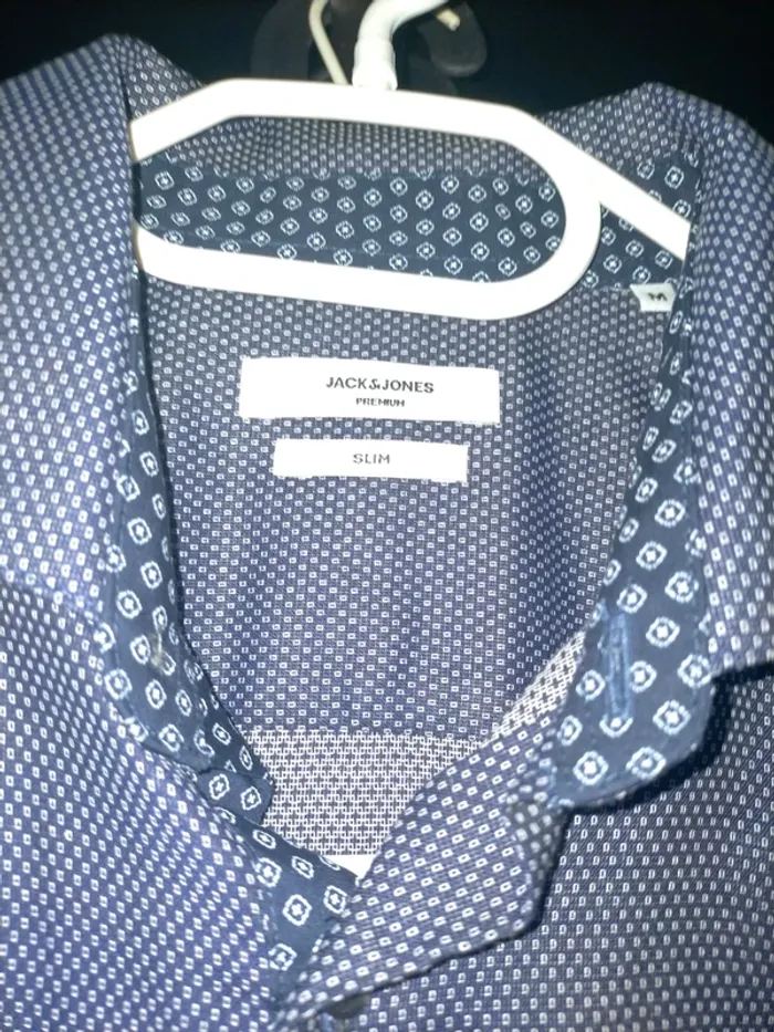 Chemise slim bleue - photo numéro 2