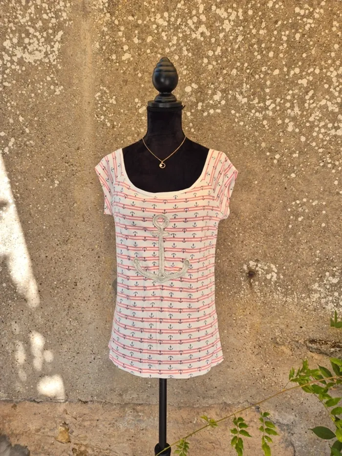 T-Shirt rayé Cache Cache T.36