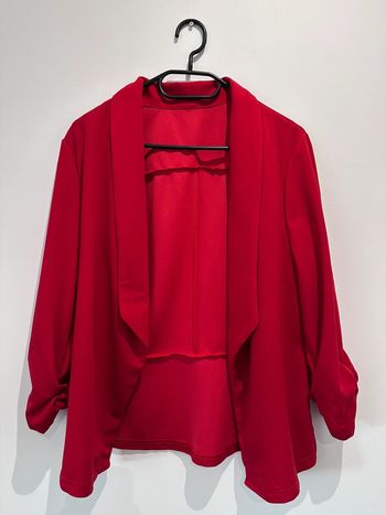 Veste blazer rouge
