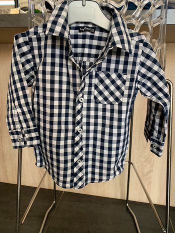 Chemise manches longes 24 mois