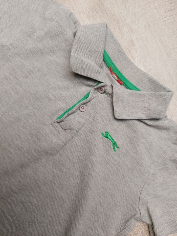 Polo gris t 4 ans - photo numéro 2