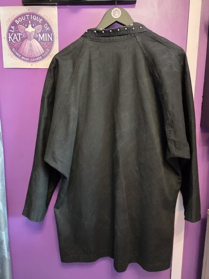 Veste vintage rare en jean léger cloutée T46 – marque RIO Inc - photo numéro 6