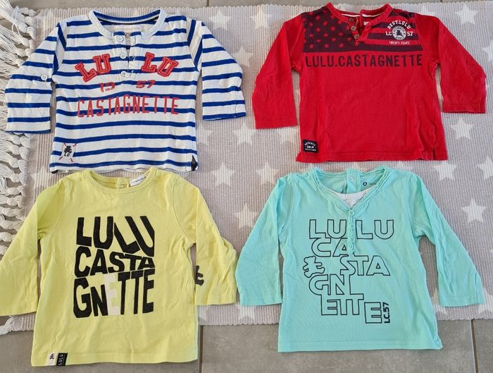 Lots t-shirts 12 mois