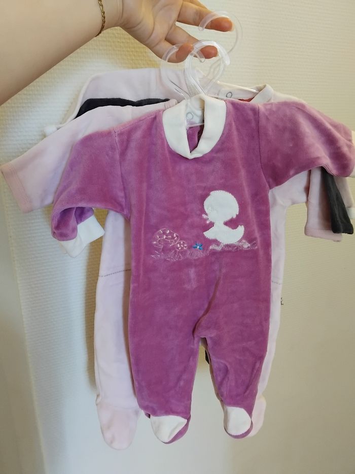 Lot pyjamas fille 1mois - photo numéro 4