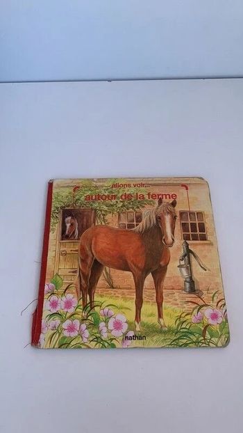 Livre Allons voir.. autour de la ferme - Nathan 1989