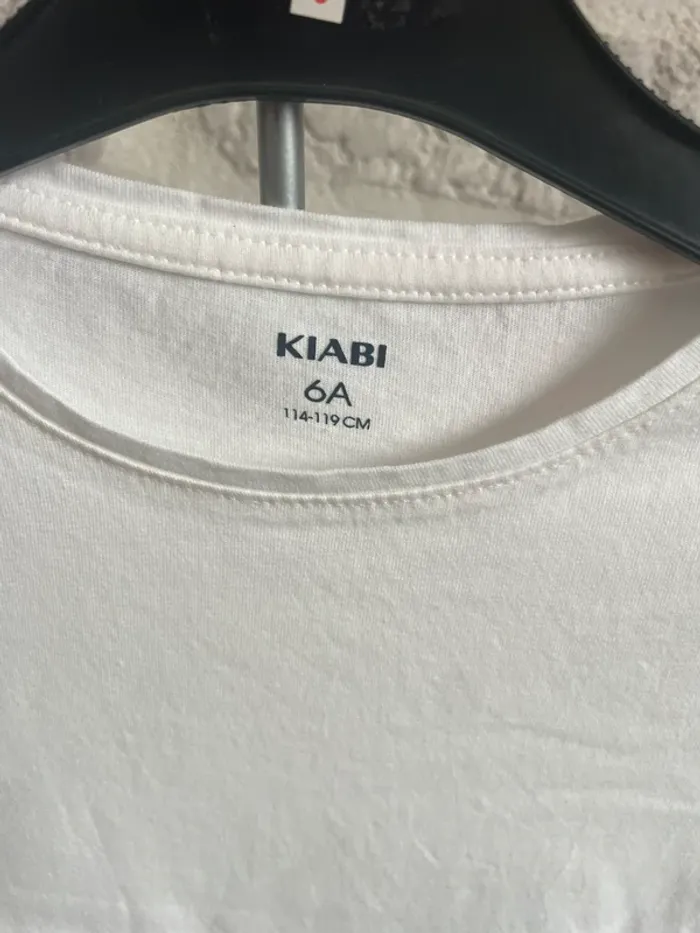 Tee shirt fille kiabi blanc - photo numéro 2
