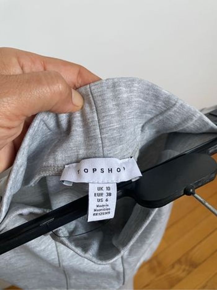 Pantalon topshop gris - photo numéro 5