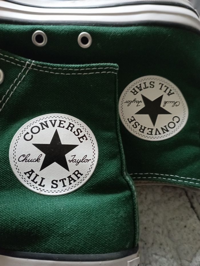 Converse vert foncé 38 - photo numéro 4