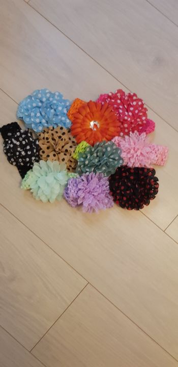 Lot bandeau fille afro élastique large