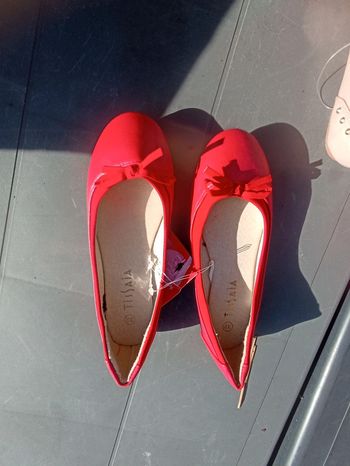 Ballerines rouges taille 32