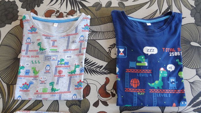 Lot 2 pyjamas garçon 9 ans C&A - photo numéro 2