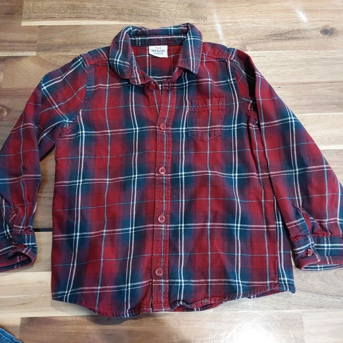 Lot de 4 chemises manche longue 4 ans - photo numéro 4