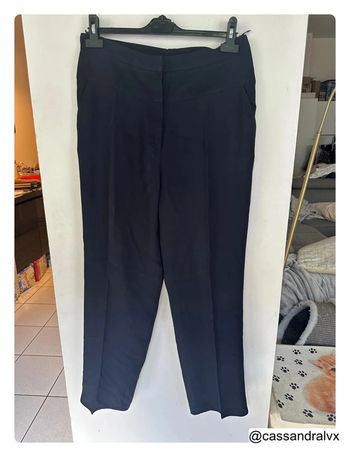 Pantalon de tailleur bleu marine - Nina Ricci