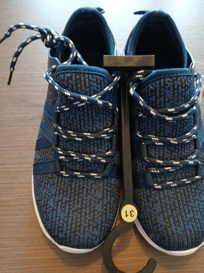 Baskets bleu à lacets 31 tissaia - photo numéro 3