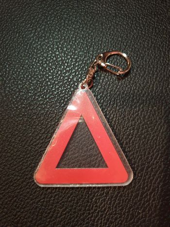 Porte-clés Squid game Triangle