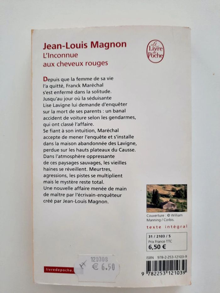 Livre de poche policier Jean-louis Magnon #lora11livreadulte - photo numéro 2