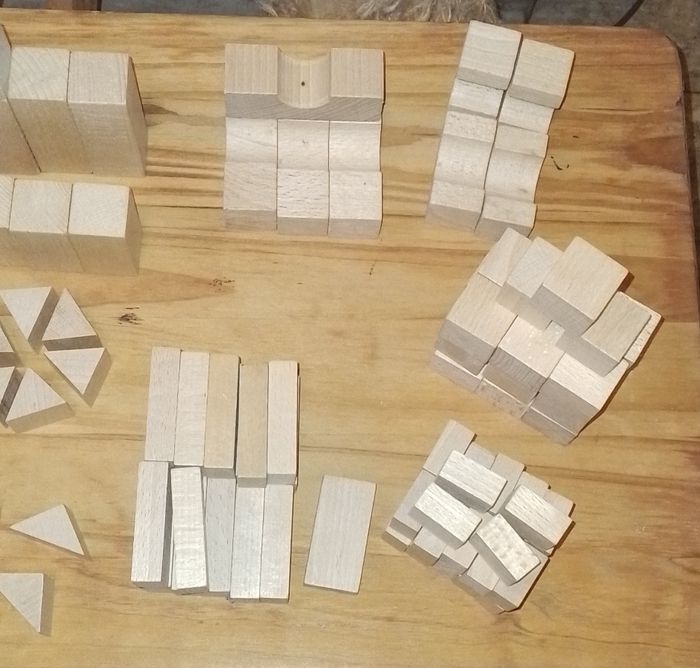 138 blocs en bois naturel - photo numéro 2