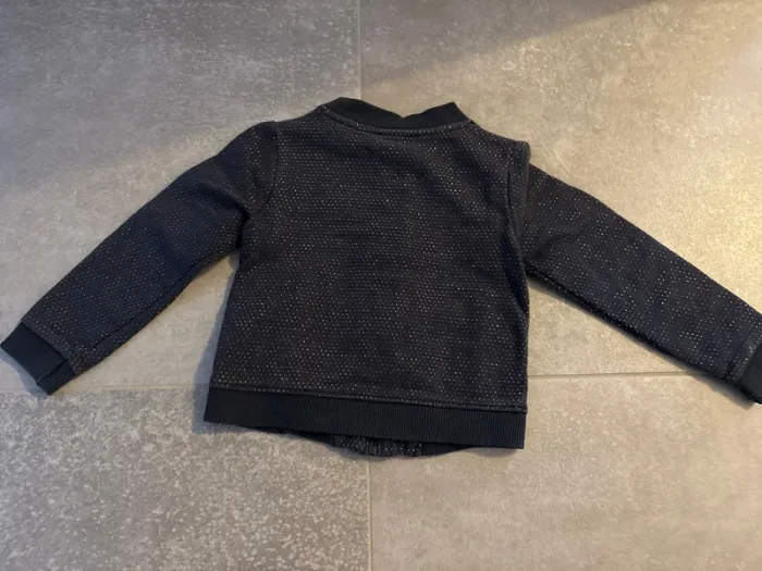 Gilet bleu marine doré - photo numéro 2