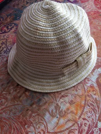 Chapeau paille fille 47cm