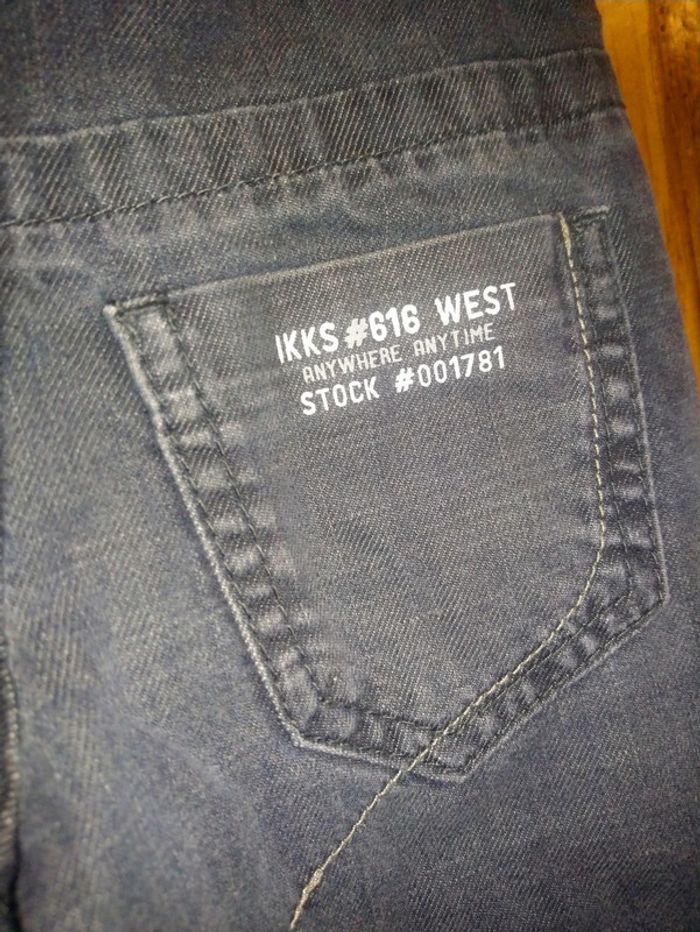 Jean noir et gris IKKS 12 mois doublé - photo numéro 10