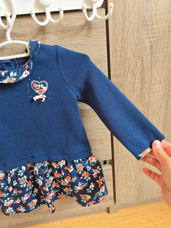 Vêtement Bébé Fille - Robe bleu - Sergent Major - 18 mois 80 cm - photo numéro 3