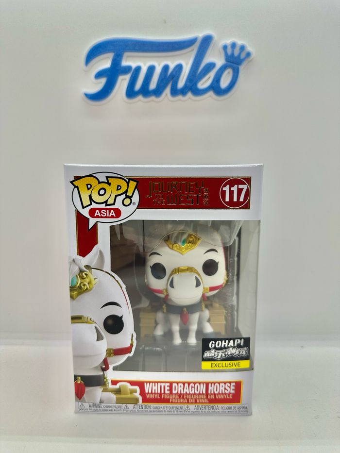 Funko Pop Asia Journey To The West White Dragon Horse 117 Gohapi Exclusive