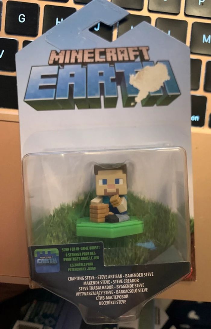 Figurine Minecraft Earth - Crafting Steve - Steve Artisan