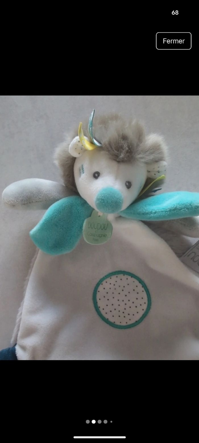 Doudou plat hérisson doudou et compagnie - photo numéro 2