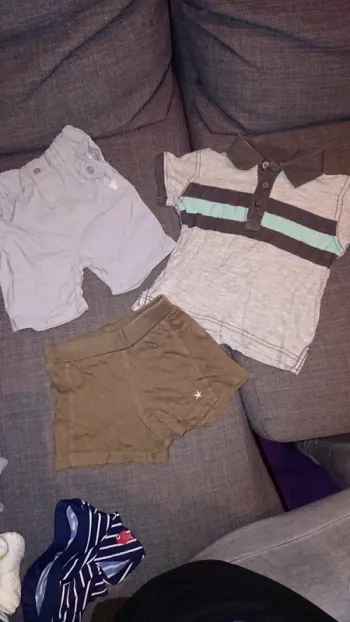 Le lot 2 shorts 1 polo