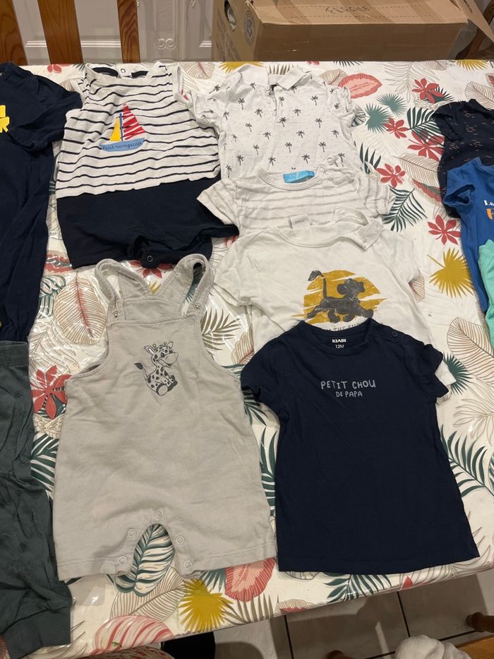 Lot de vêtements garçon printemps été taille 12 mois - photo numéro 3