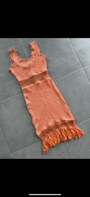 Robe Pimkie brodée corail