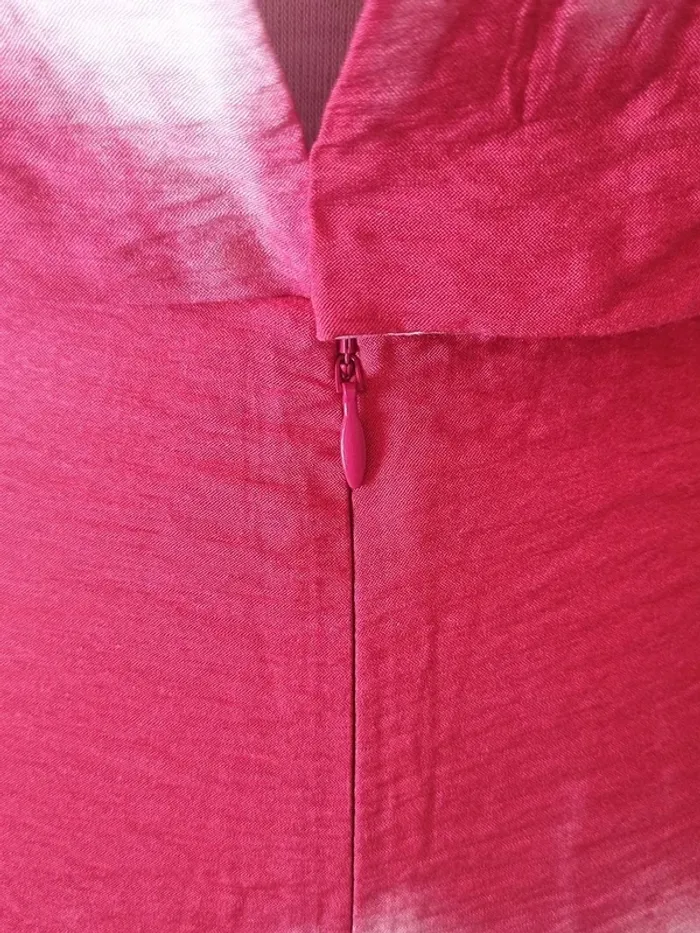 Sublime robe maje tie dye fushia neuve avec étiquette T36 - photo numéro 8