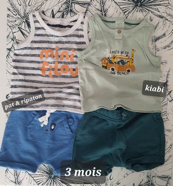 2 ensembles shorts debardeurs