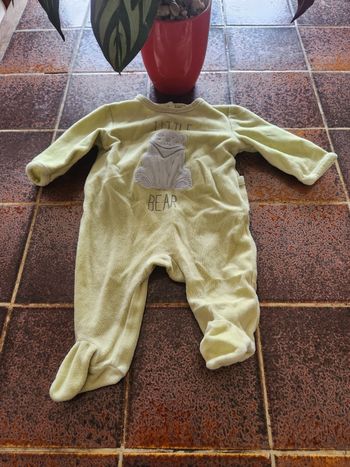 Pyjama grenouillère une pièce ourson