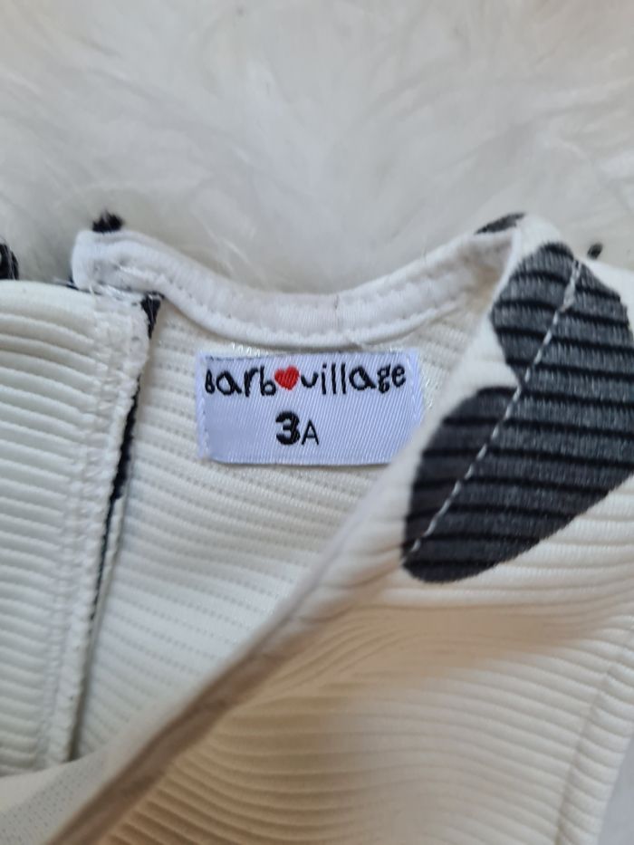 Robe blanc à motifs - photo numéro 2