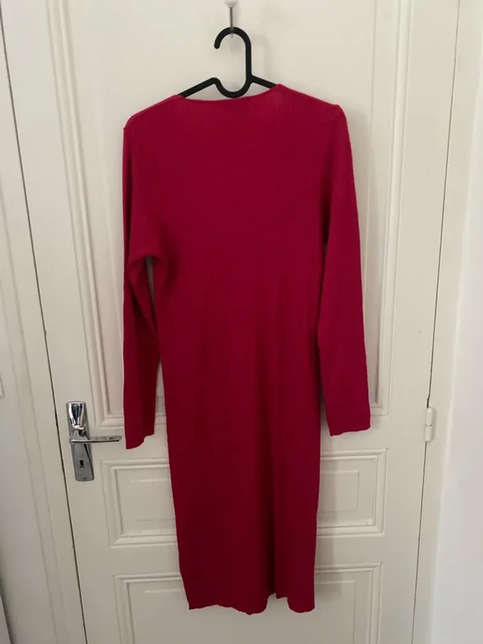Robe pull moulante rose Esmara - photo numéro 4