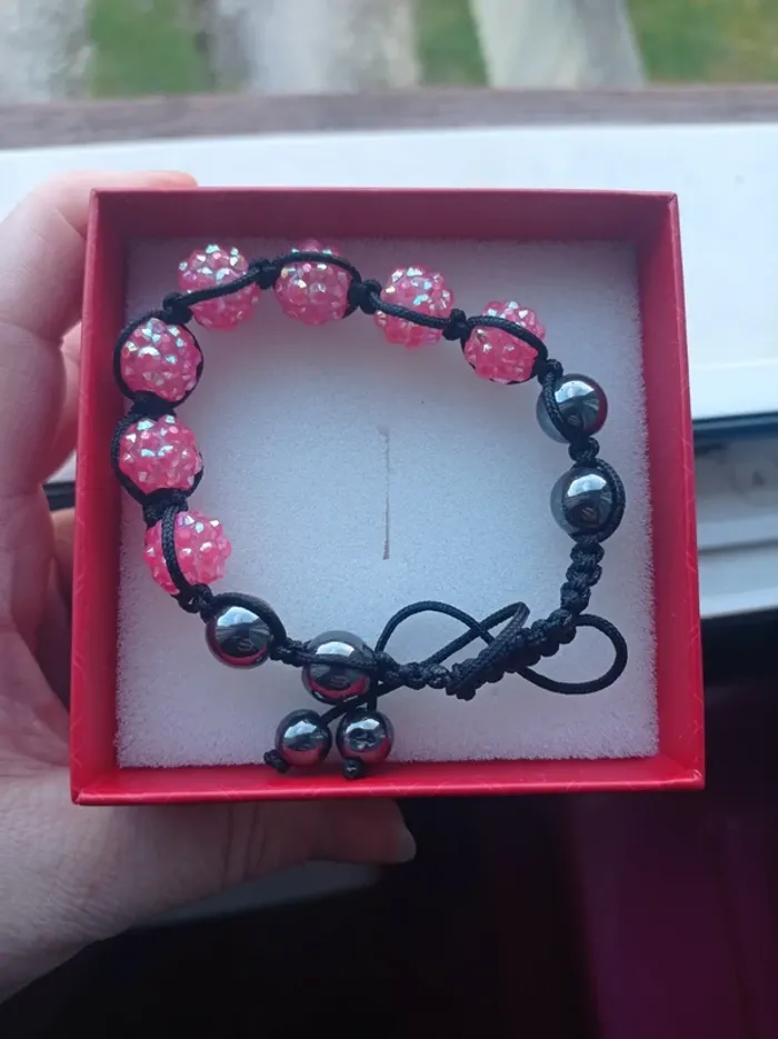 Bracelet Shamballa rose