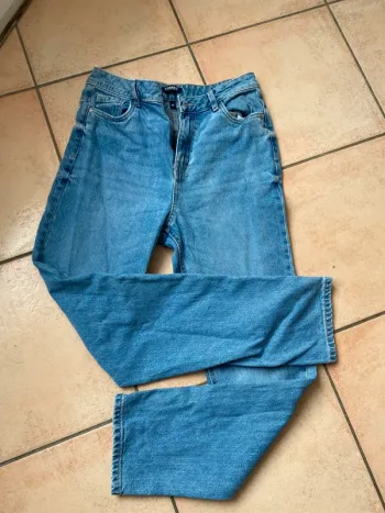 Jean creeks femme 36 jean bleu taille haute